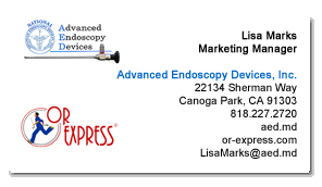 aed business card